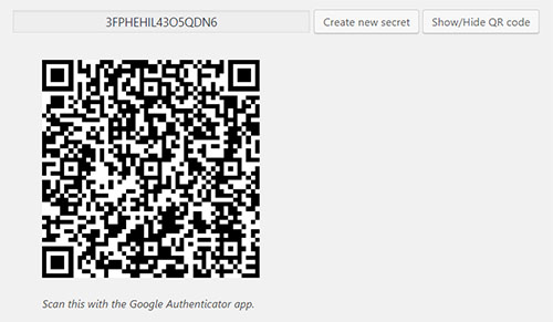 QR Code Two-factor authentication