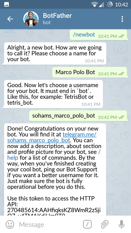  Api Telegram